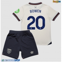 Maglie da calcio West Ham United Jarrod Bowen #20 Seconda Maglia Bambino 2025-26 Manica Corta + Pantaloni corti)